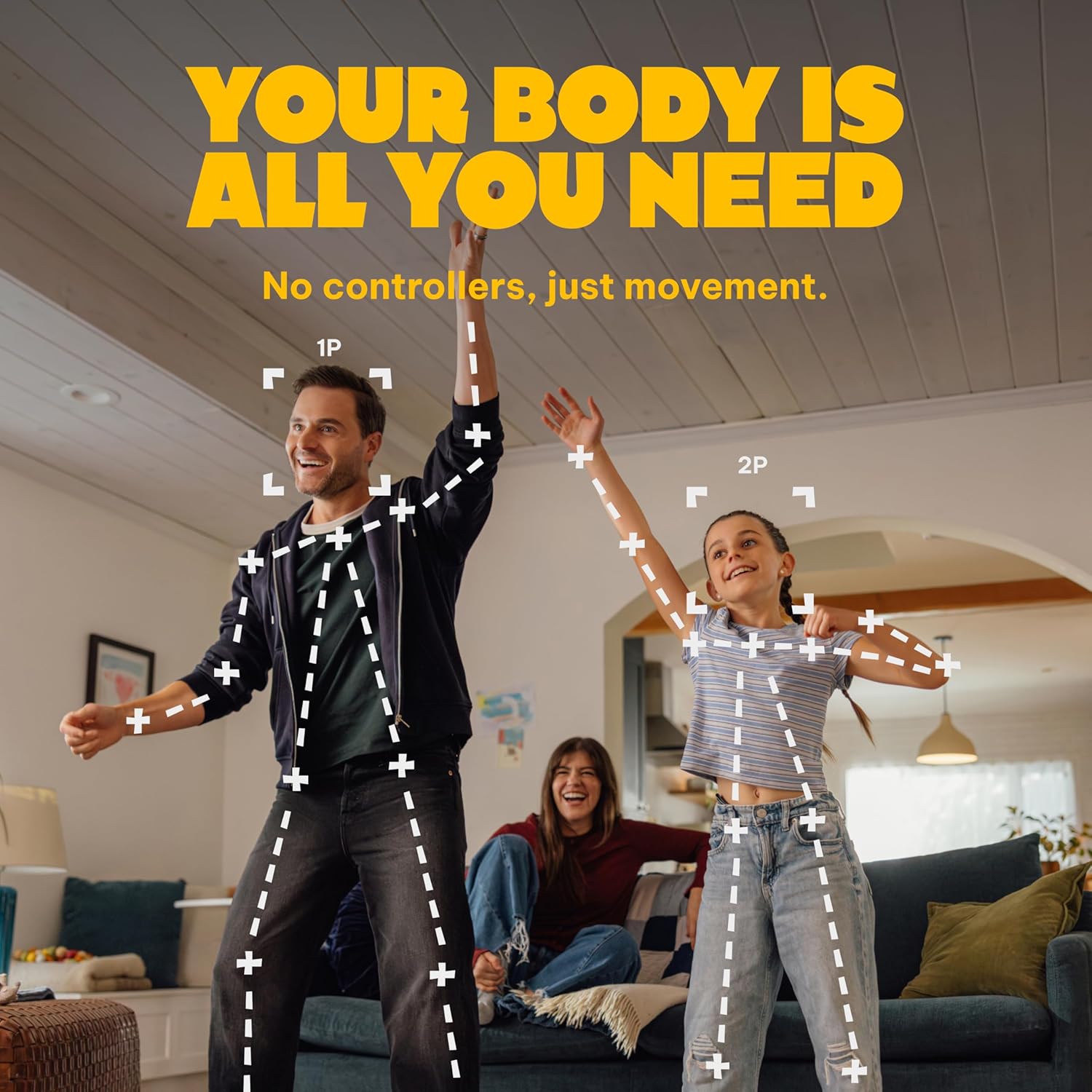 The Active Play System for Kids & Families Where Indoor Physical Activity Meets Interactive Family Fun and is Great for Gaming Nights, Parties and Playdates