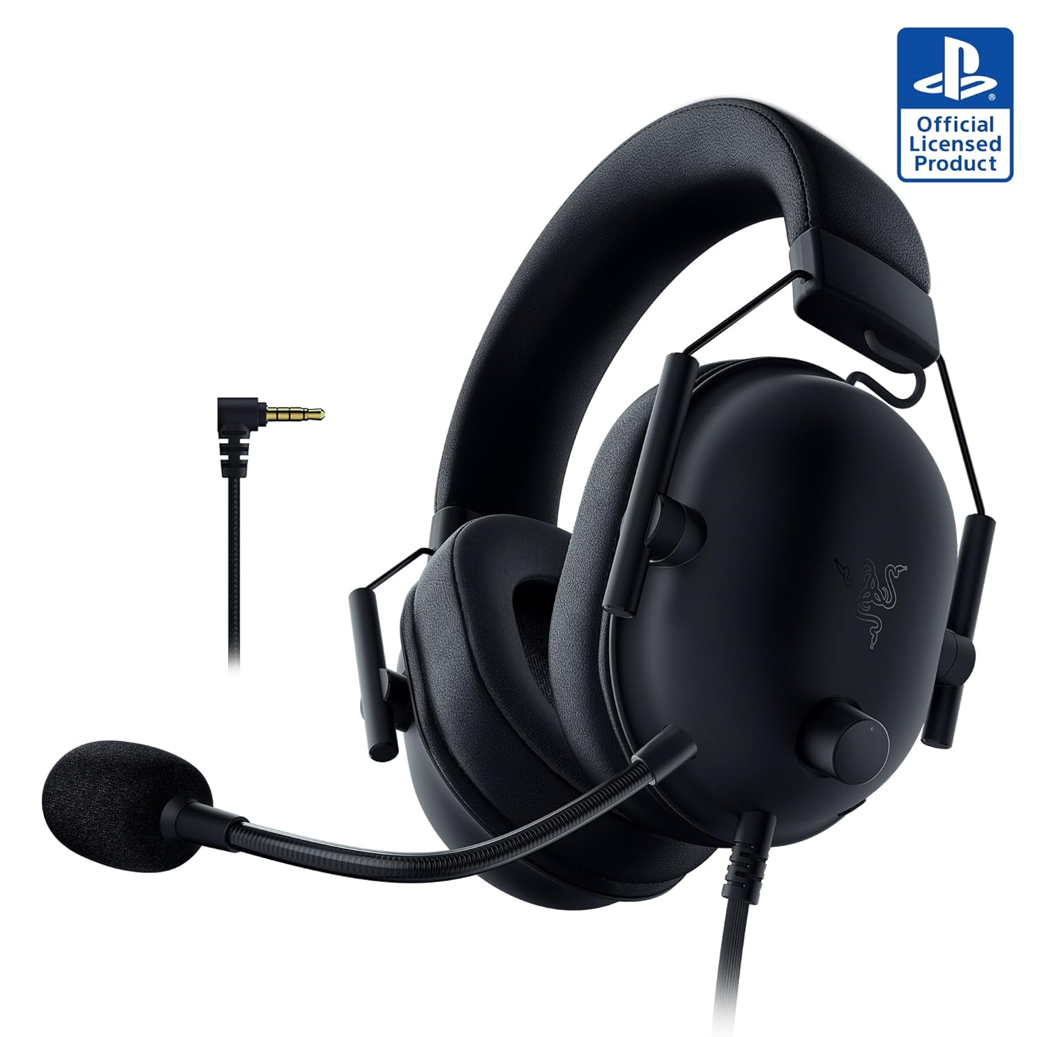 V2 X Gaming Headset: 7.1 Surround Sound - 50mm Drivers - Memory Foam Cushion - For PC, PS4, PS5, Switch - 3.5mm Audio Jack - Black
